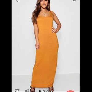 Boohoo Scoop Neck Maxi Dress